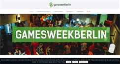 Desktop Screenshot of gamesweekberlin.com