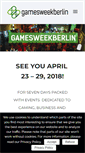 Mobile Screenshot of gamesweekberlin.com